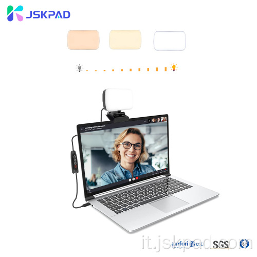 Kit di illuminazione per conferenze con webcam JSKPAD Office